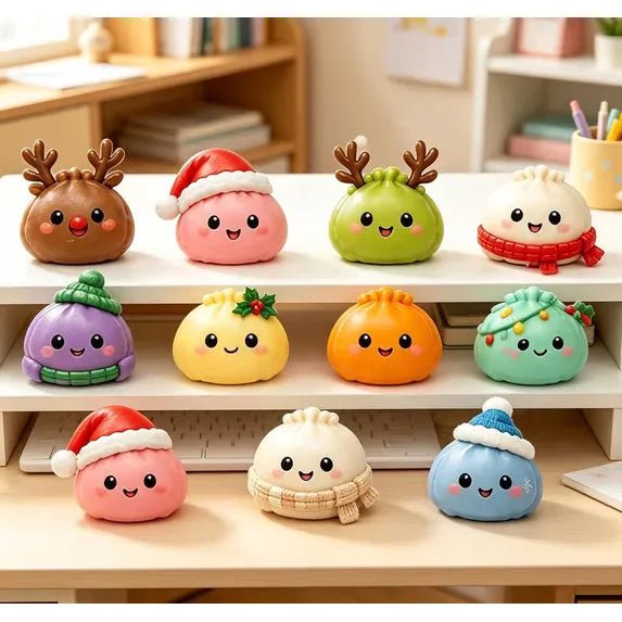 24-Day Mystery Dumpling Squishy Advent Calendar