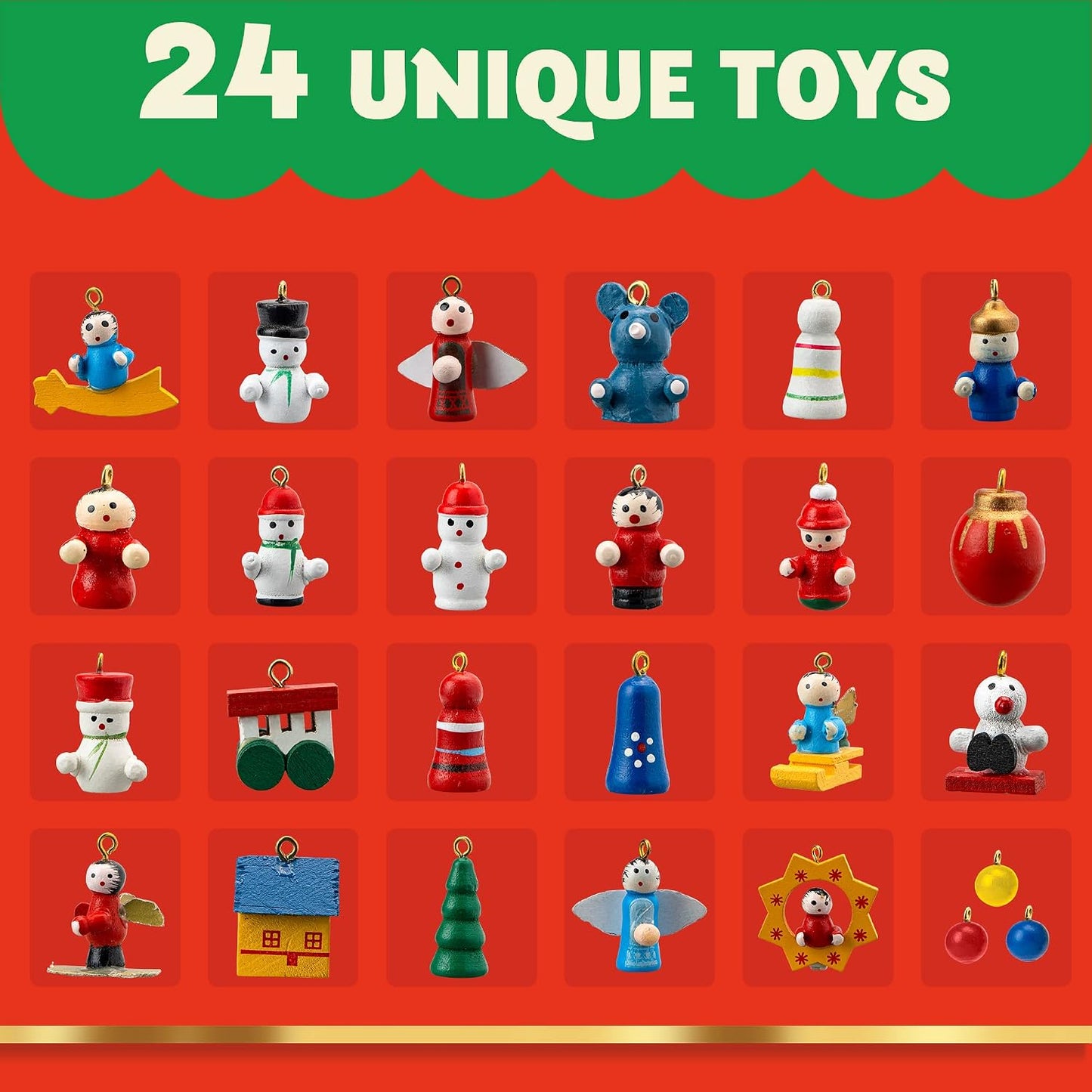 28 cm DIY Christmas Tree Blind-Box Ornament Set