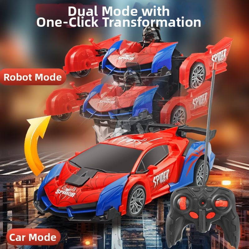 One-Touch Transforming RC Sports Car Robot