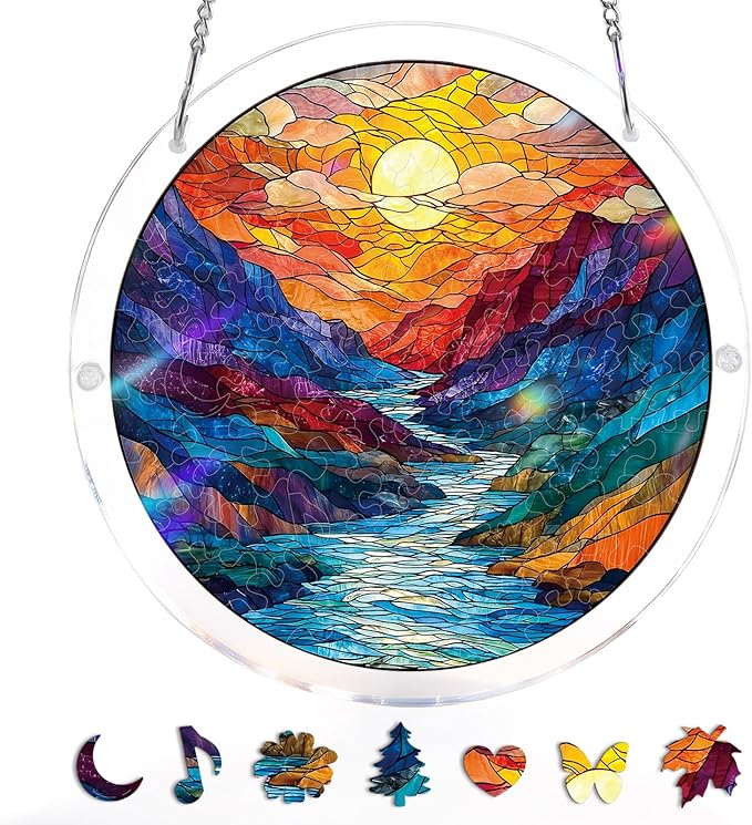 Acrylic Jigsaw Puzzle Suncatcher – vexroan