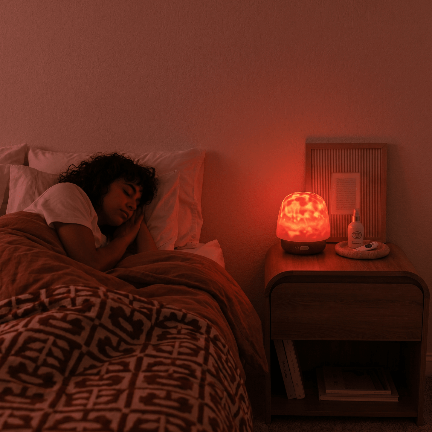 Sleep Aid Night Light with Soothing Ambient Glow for Bedroom & Nursery