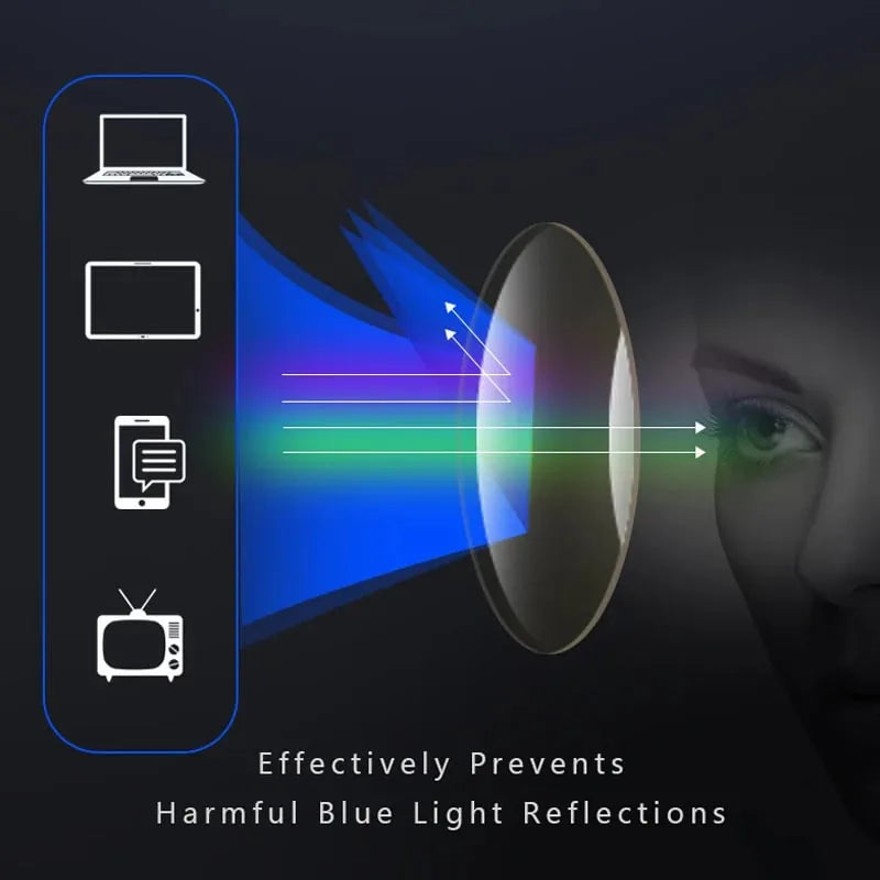 Diamond Rimless Anti-Blue Light Presbyopia Glasses