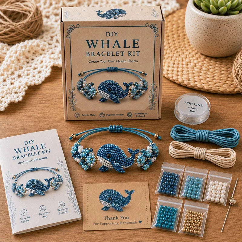 🐙 DIY Beaded Bracelet Making Kit