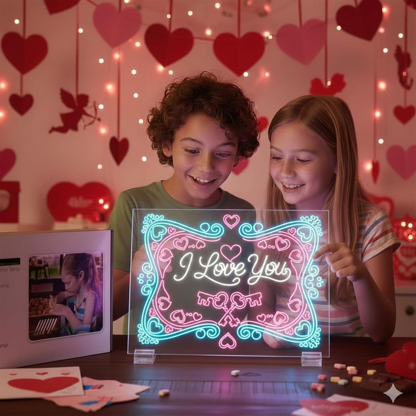 7-Color LED Acrylic Drawing Board – Large – product image 4