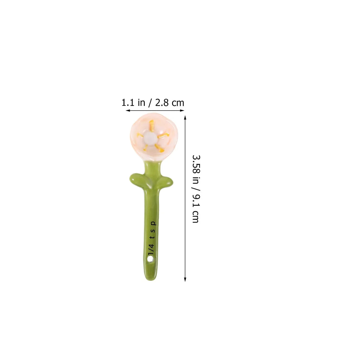 Ceramic Flower Measuring Spoon Set