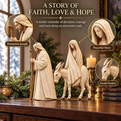 Nativity Figure with Horse, Male or Female Character – image 2