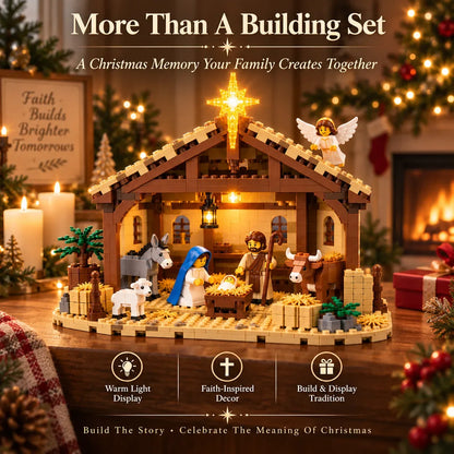 Christmas Nativity Building Block Scene Set – image 2