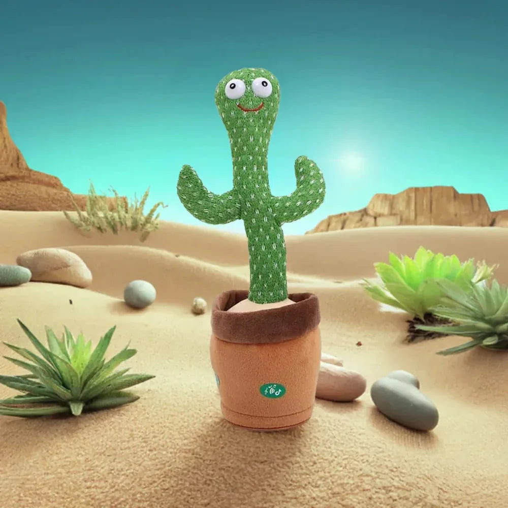 Rechargeable Dancing and Talking Cactus Toy