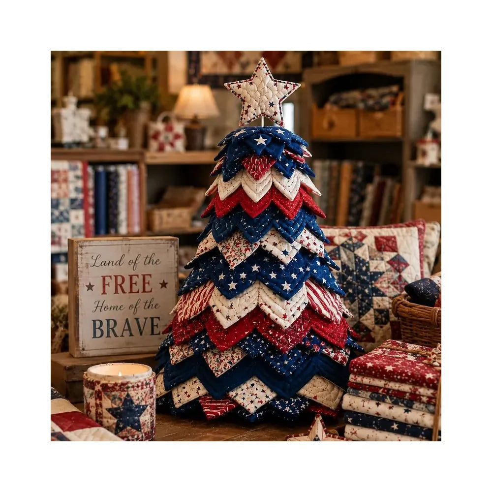 Quilted DIY Tabletop Tree Kit