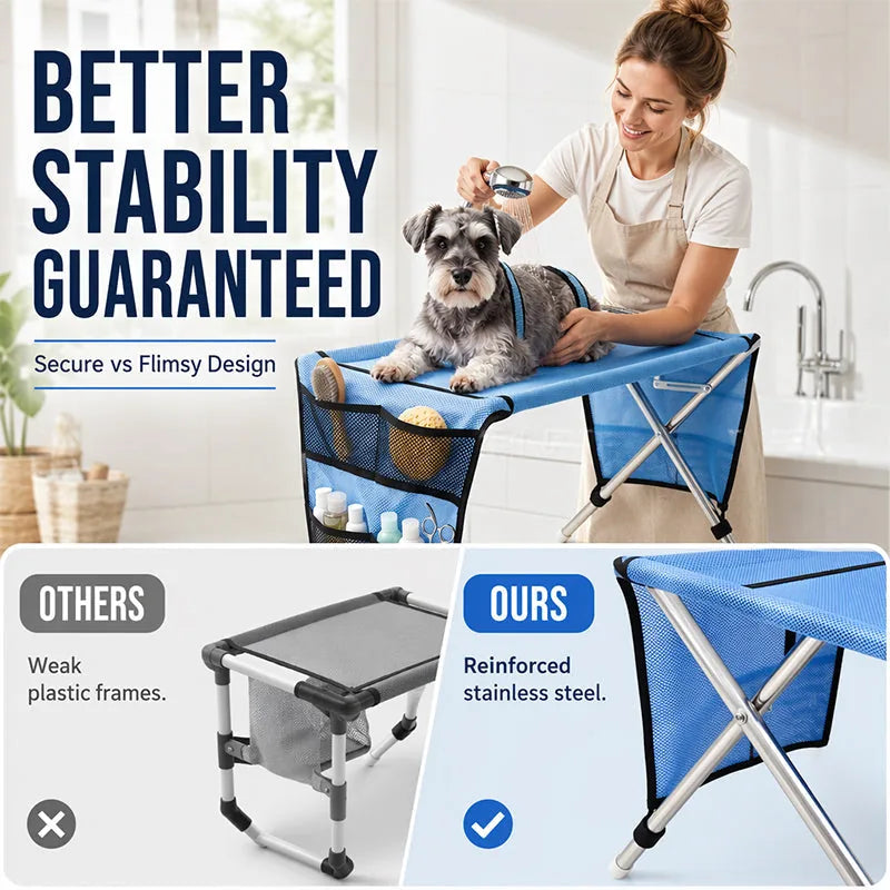 Foldable Pet Grooming and Bath Support Bed – product detail 4