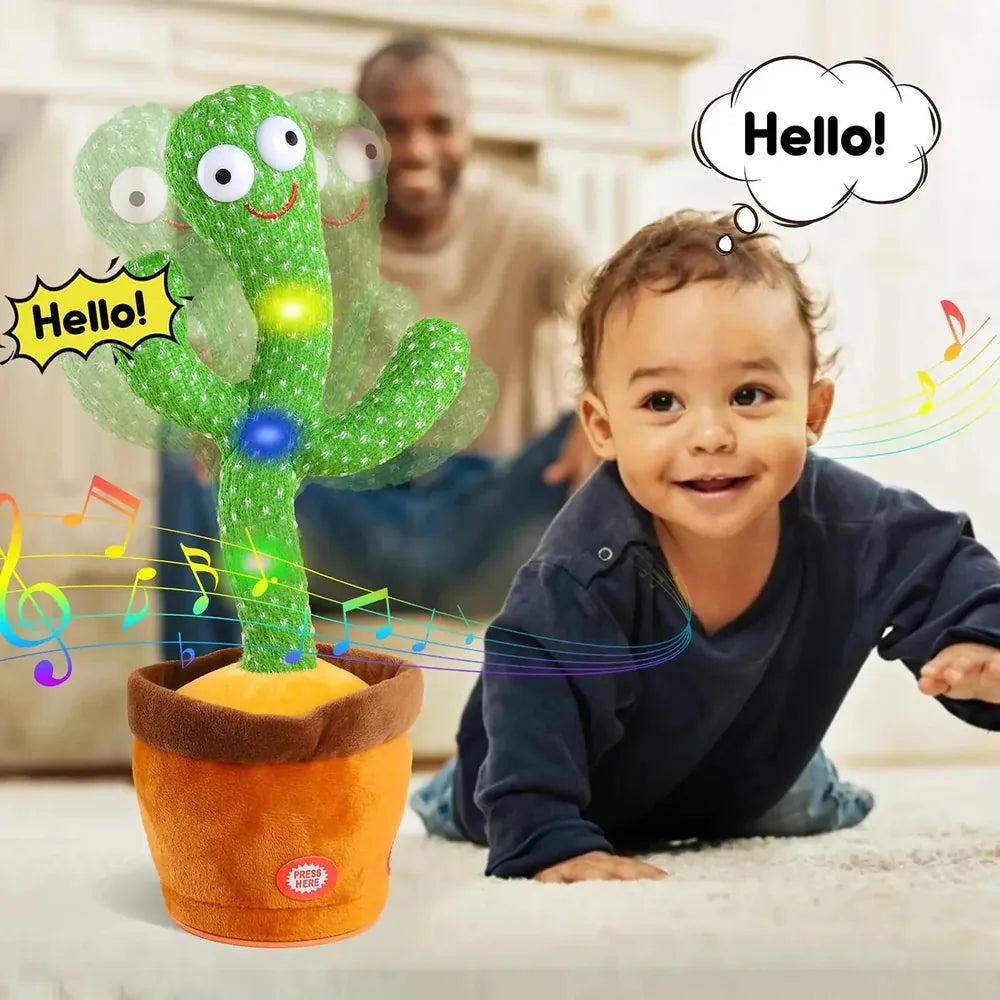 Rechargeable Dancing and Talking Cactus Toy