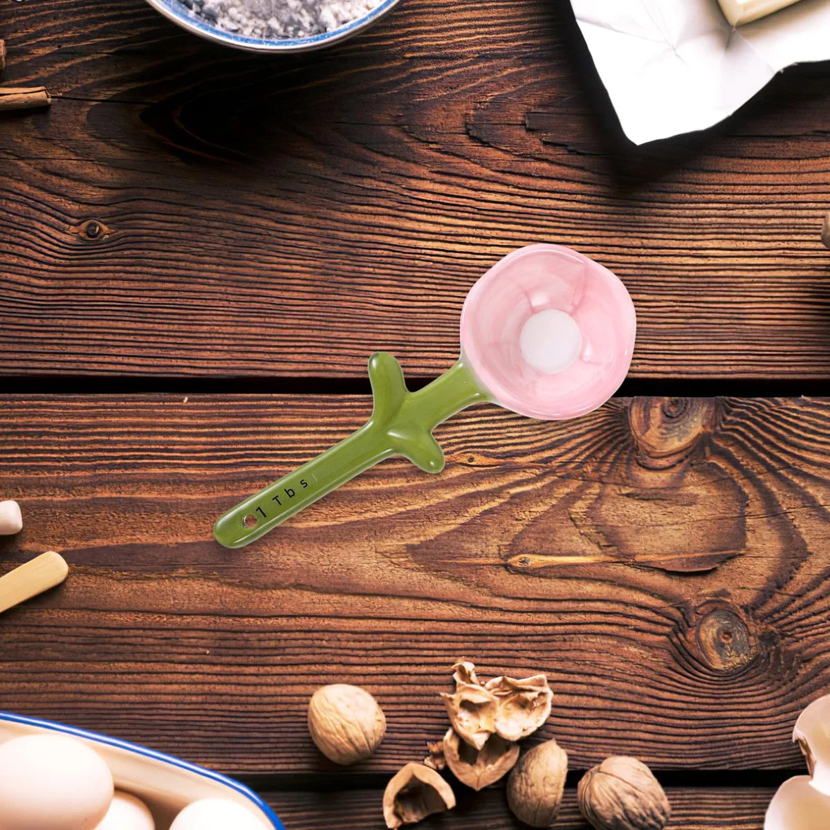 Ceramic Flower Measuring Spoon Set