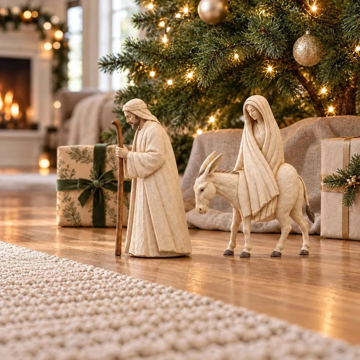 Nativity Figure with Horse, Male or Female Character – image 7