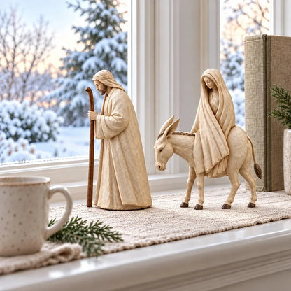 Nativity Figure with Horse, Male or Female Character – image 9