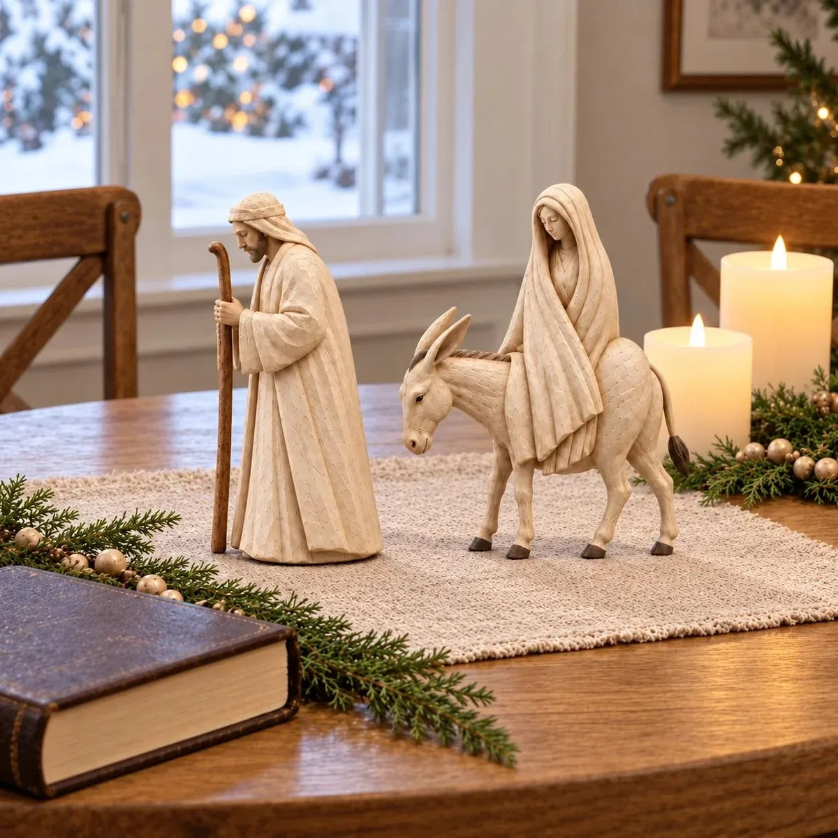 Nativity Figure with Horse, Male or Female Character – image 10