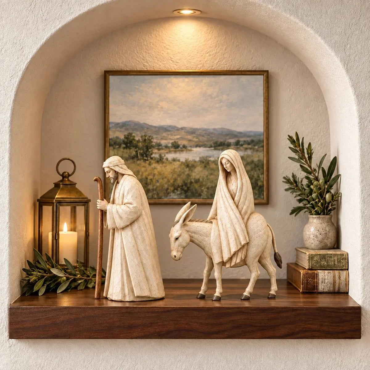 Nativity Figure with Horse, Male or Female Character – image 11