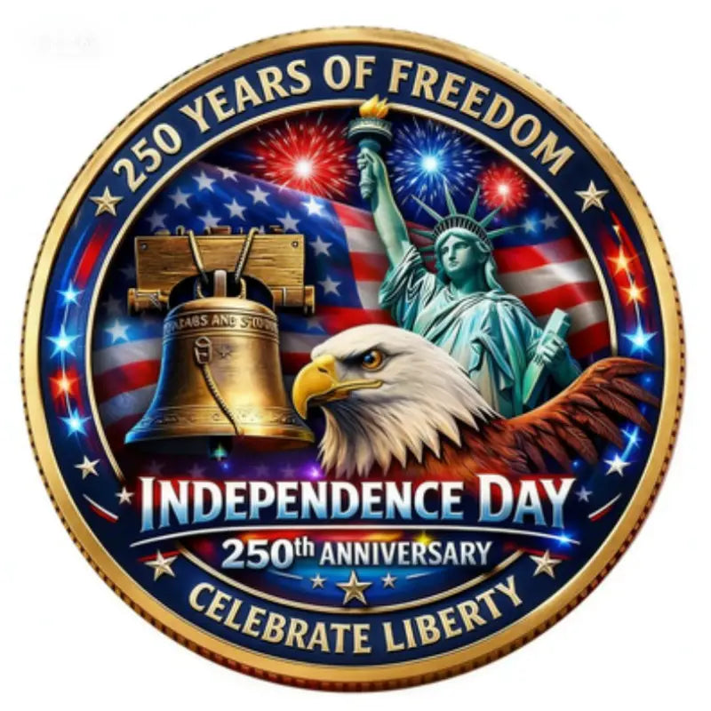 USA 250th Anniversary Decorative Commemorative Coin for Collectors