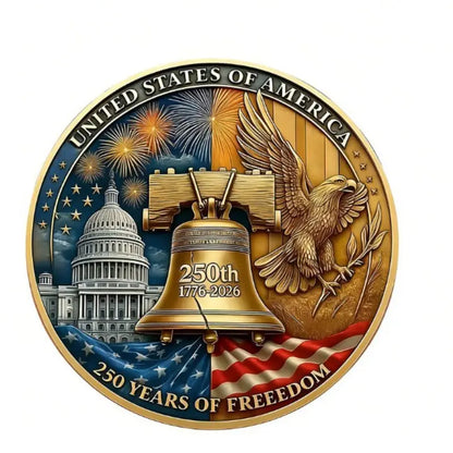USA 250th Anniversary Decorative Commemorative Coin for Collectors