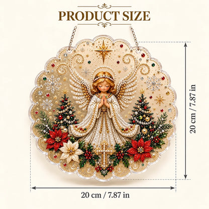 DIY Rhinestone Nativity Hanging Plaque Kit