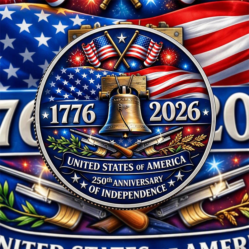 USA 250th Anniversary Decorative Commemorative Coin for Collectors