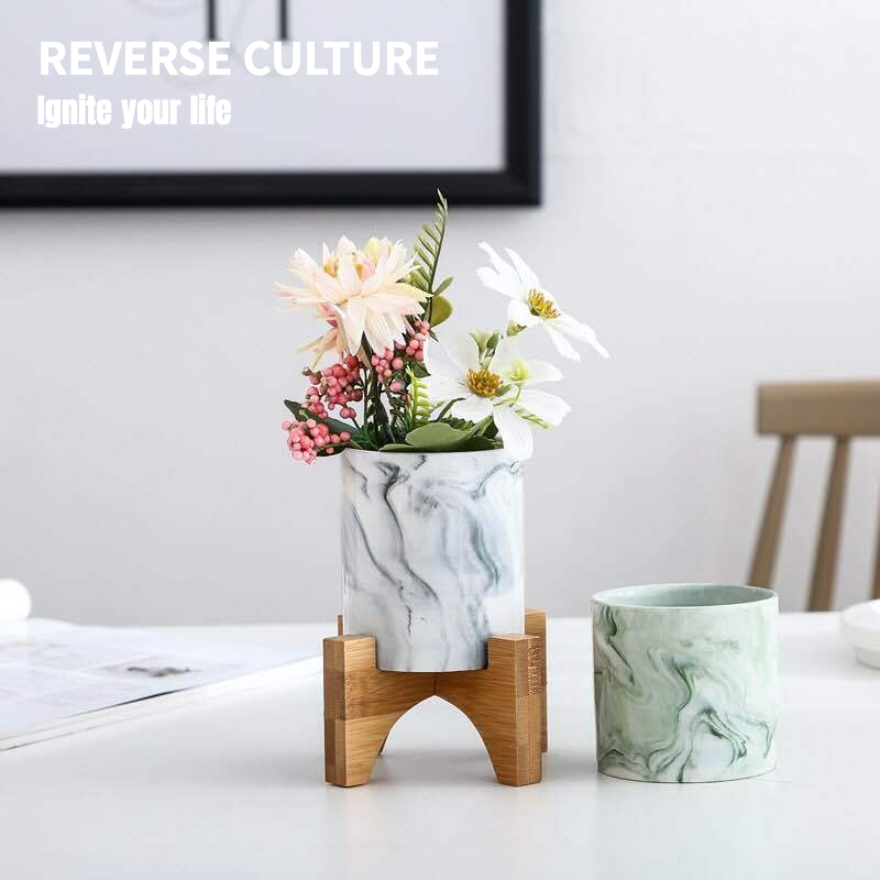 Ceramic Marble.Scented Candles.Soy wax