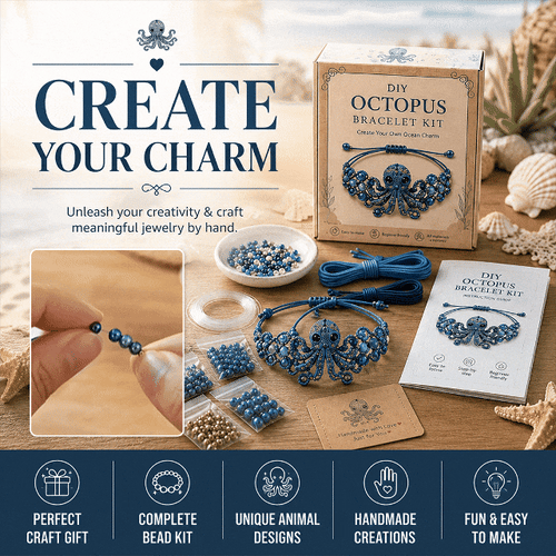 🐙 DIY Beaded Bracelet Making Kit