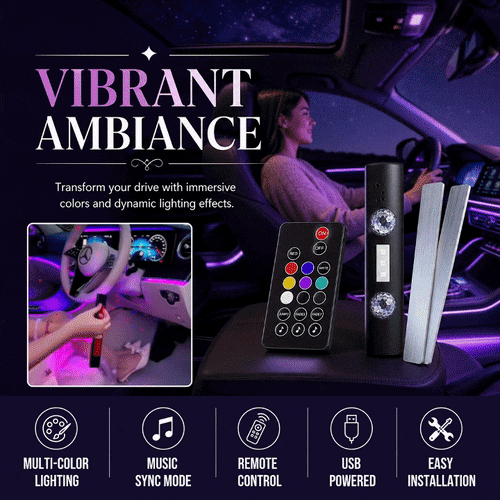 USB Charging Car Interior Ambient Light