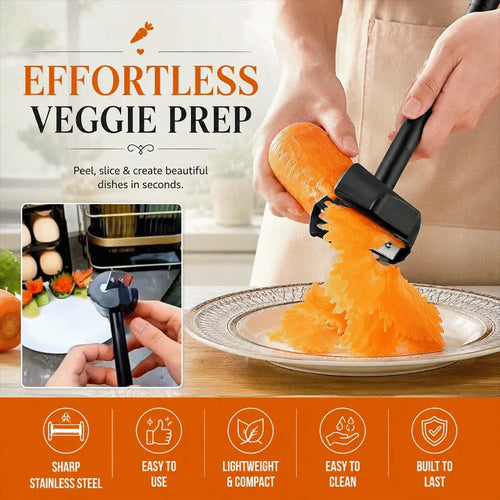 Stainless Steel Vegetable Spiral & Flower Curler – 2 Pack