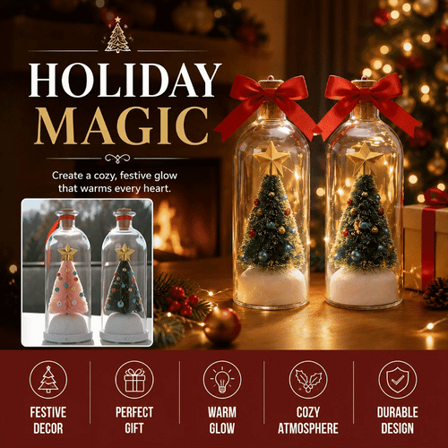 Recordable Christmas Message Bottle Ornament
