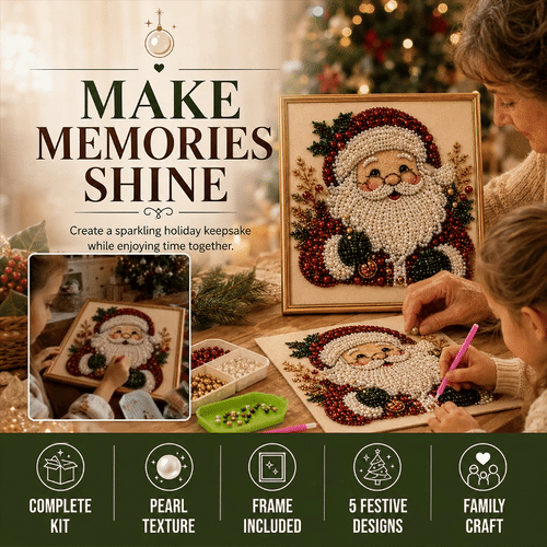 Christmas Diamond Painting Art Kit with Frame