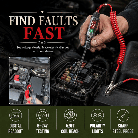 3–120V Digital Automotive Circuit Tester Pen