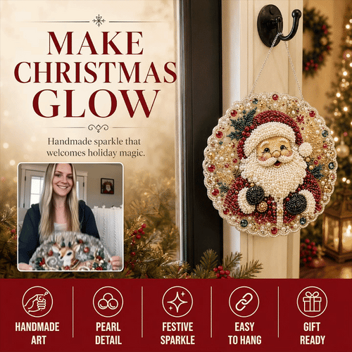 Christmas Pearl Diamond Art Suncatcher Kit