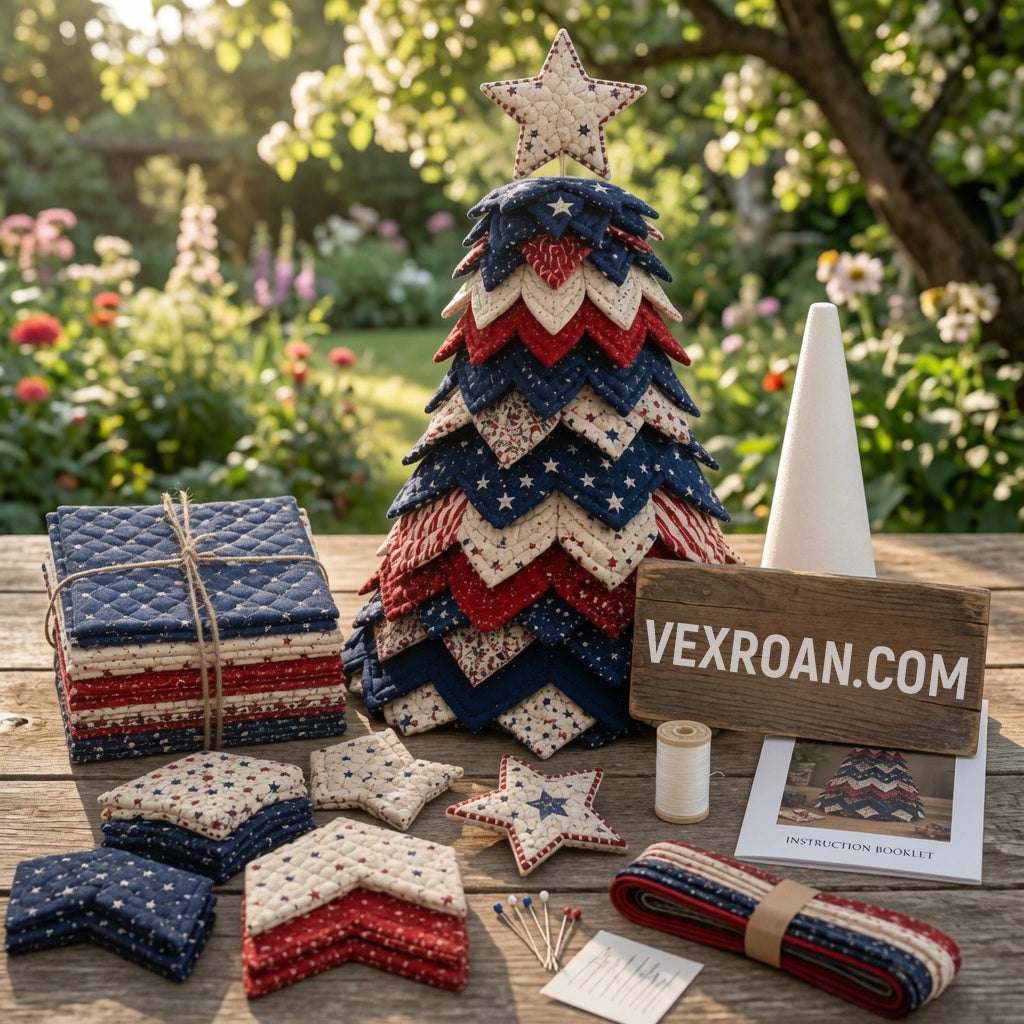 Quilted DIY Tabletop Tree Kit