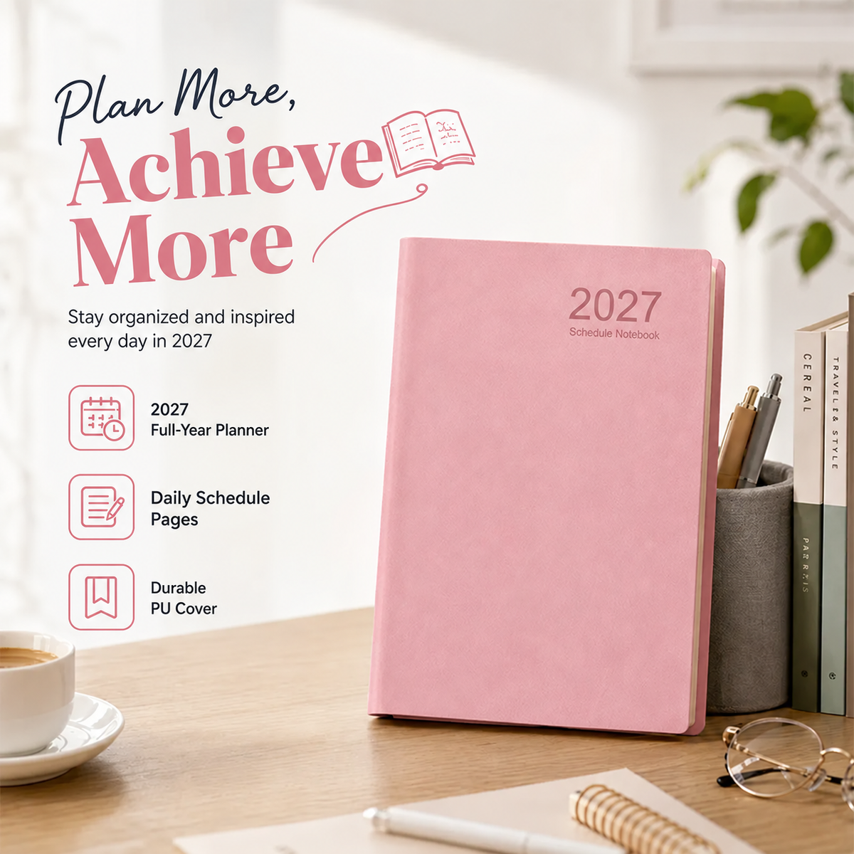 2027 A5 Daily Planner
