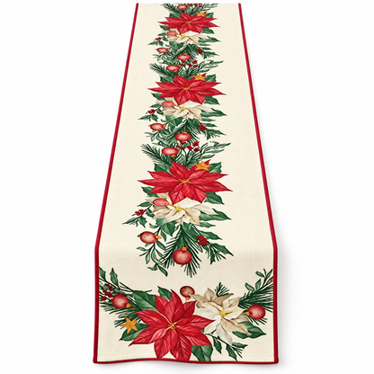 Festive Christmas Table Runner for Holiday Dining Décor