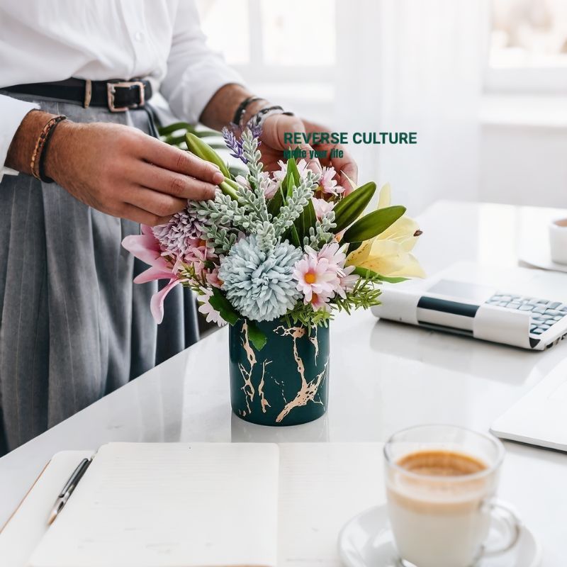 Ceramic Green.Scented Candles.Soy wax