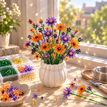 DIY Beaded Wildflower Bouquet Craft Kit