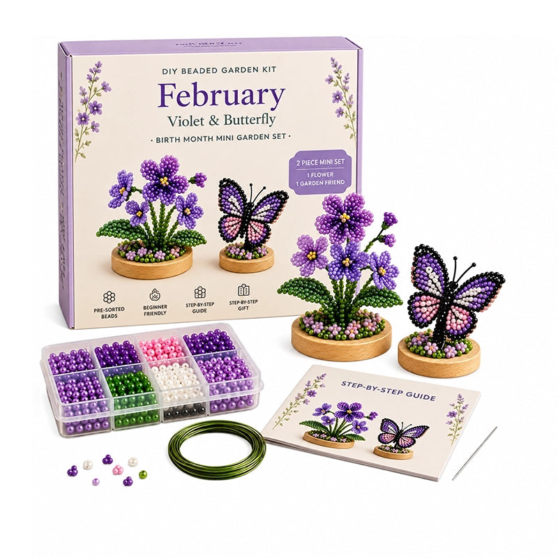 Birth-Month Beaded Garden Craft Kit