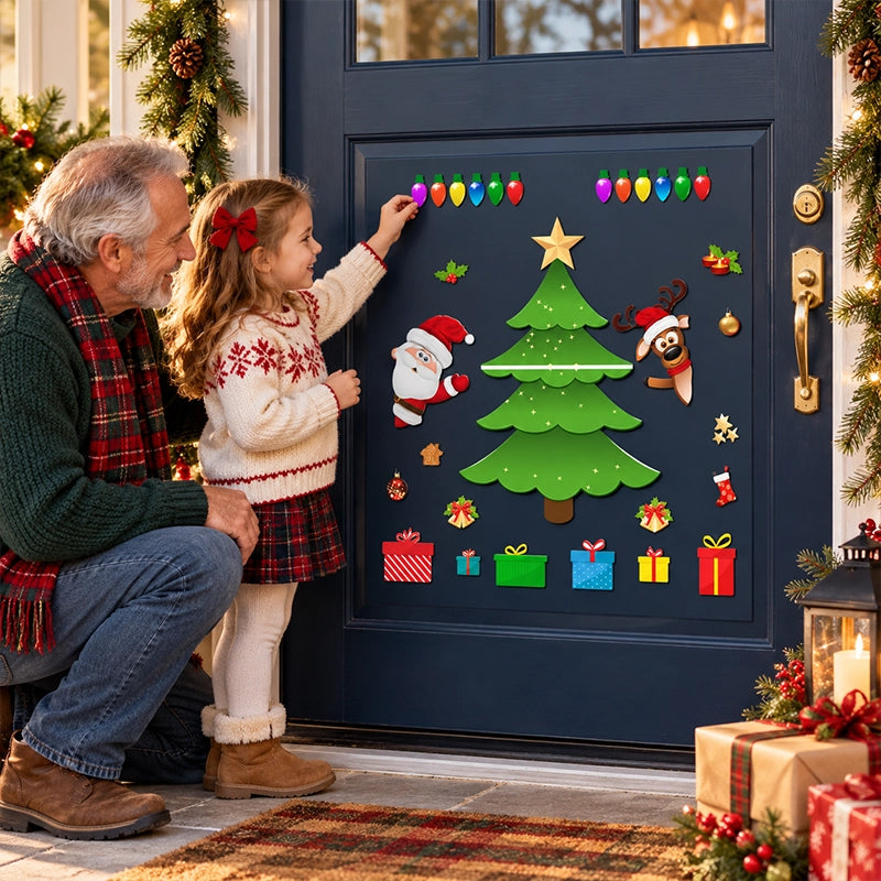 Magnetic Christmas Fridge Decoration Set