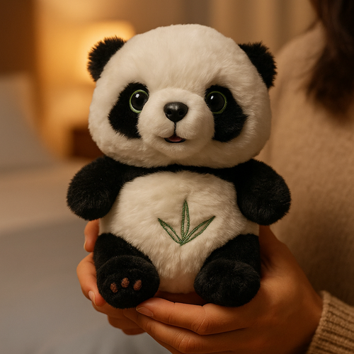 Breathing Panda teddy bear for a good night's sleep