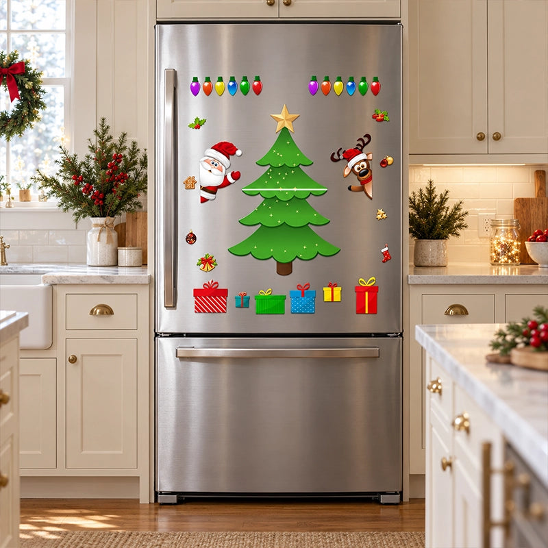 Magnetic Christmas Fridge Decoration Set