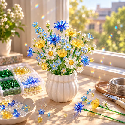 DIY Beaded Wildflower Bouquet Craft Kit