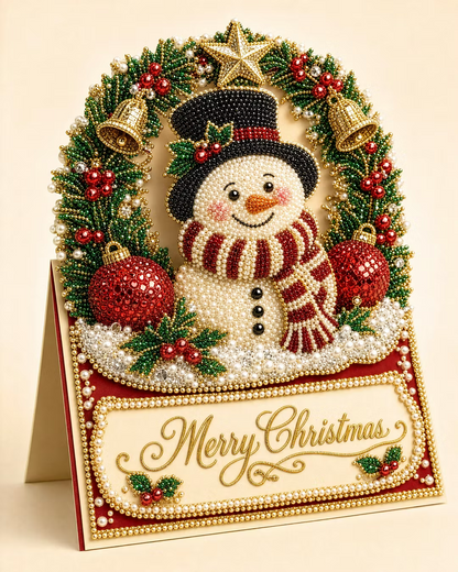 3D Christmas Greeting Card Set – 6 Pack