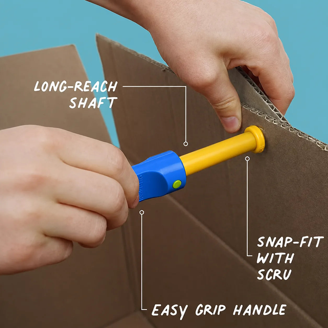 Kids Cardboard Cutting and Building Tool Set