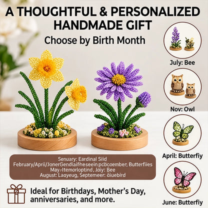 Birth-Month Beaded Garden Craft Kit
