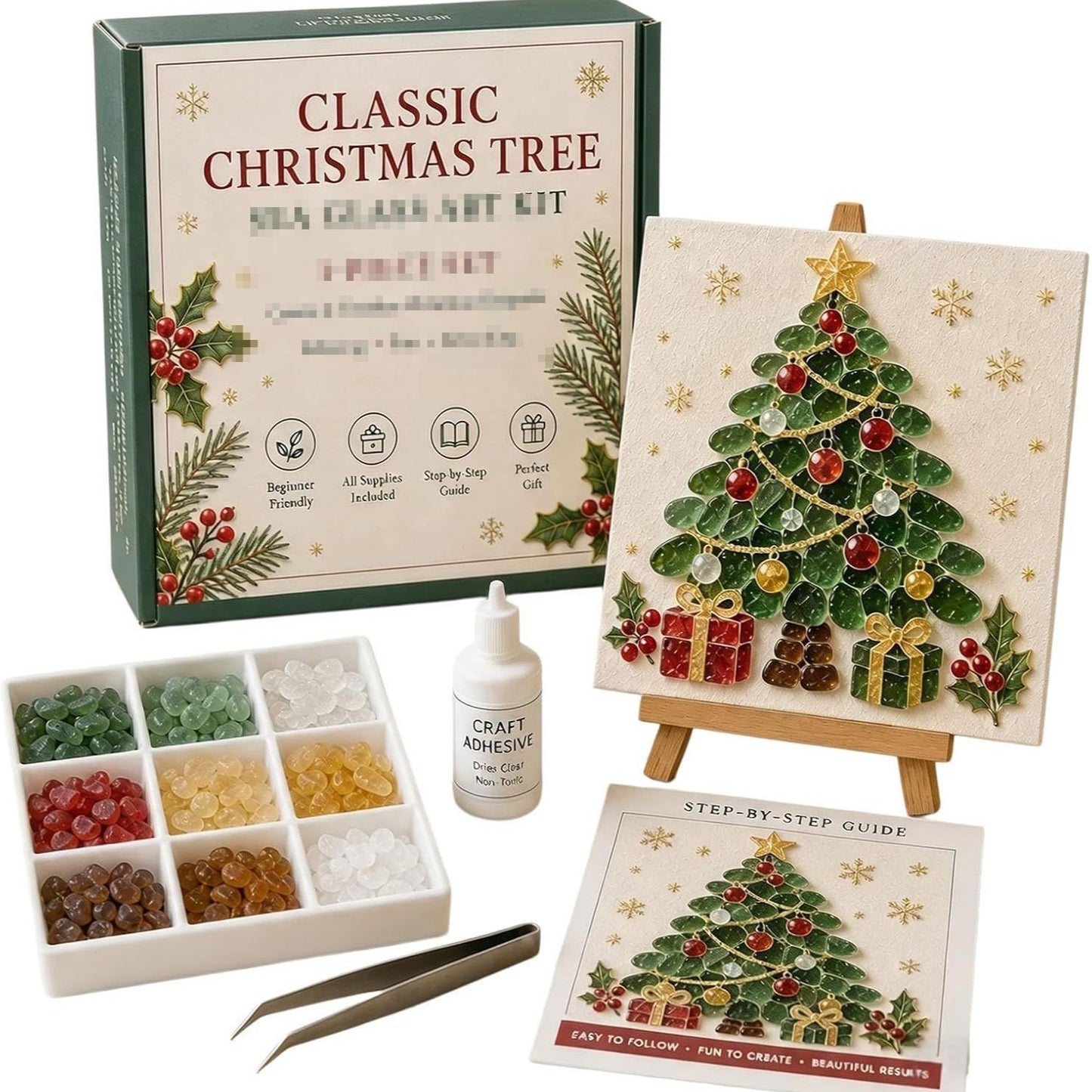 Christmas Diamond Painting Ornament Craft Kit