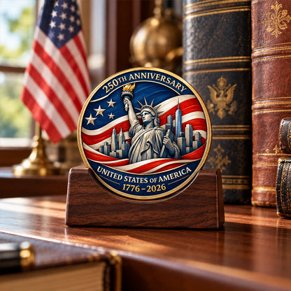 USA 250th Anniversary Decorative Commemorative Coin for Collectors
