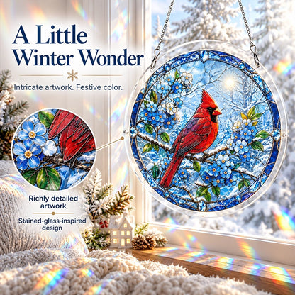 Christmas Window Suncatcher in Eight Festive Designs