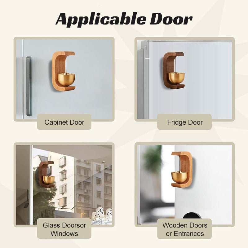 Vexroan – Wood Door Chime with Magnetic Base-2PCS