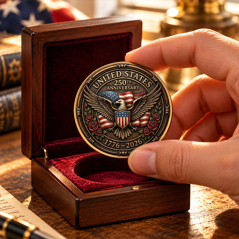 USA 250th Anniversary Decorative Commemorative Coin for Collectors